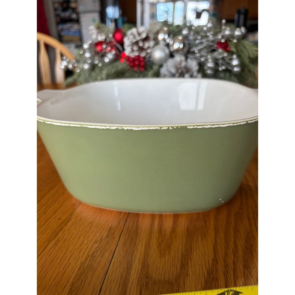 Corning Ware Avocado Green P-702½-B‎ 2.5 QT Casserole Dish w/ Lid Vintage USA